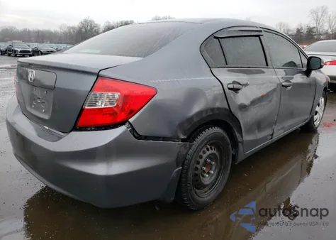 2012 Honda Civic Lx z USA, uszkodzony, nr VIN 19XFB2E58CE073312